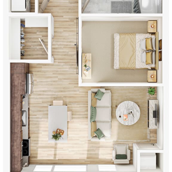 Thumbnail 1 of 2 1 bed 1 bath E at The Mera, St Louis Park, Minnesota
