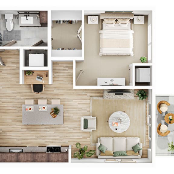 Thumbnail 1 of 2 1 bed 1 bath I at The Mera, St Louis Park, MN 55426