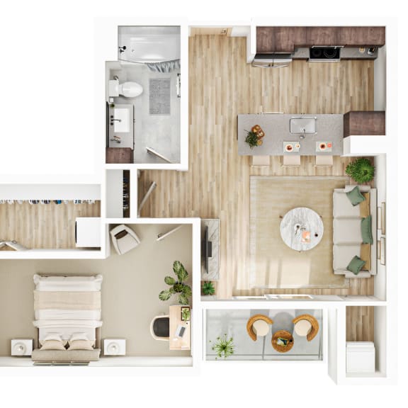 Thumbnail 1 of 2 1 bed 1 bath K at The Mera, St Louis Park, Minnesota