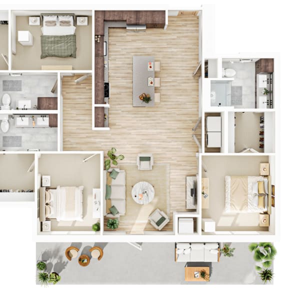 Thumbnail 1 of 2 3 bed 2 bath at The Mera, Minnesota