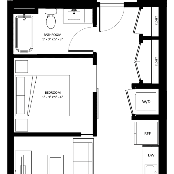 Thumbnail 2 of 2 1 bed 1 bath at The Mera, Minnesota 55426