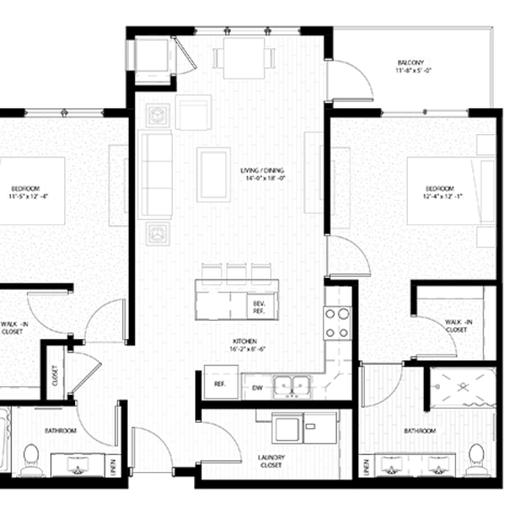 Thumbnail 1 of 2 2 bed 2 bath E at Nuvelo at Parkside, Apple Valley, MN