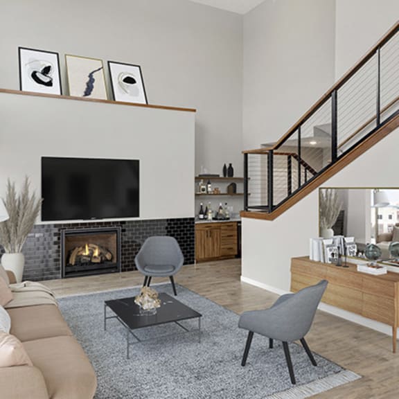 Thumbnail 5 of 15 Living area at Nuvelo at Parkside, Minnesota
