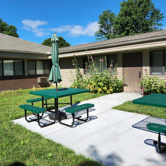 patio area