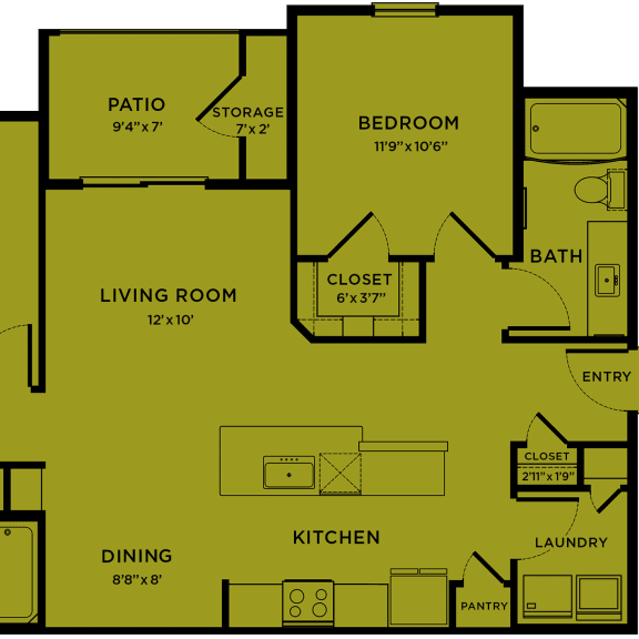 Thumbnail 1 of 11 B2 Floor Plan at Paloma, Texas, 78754