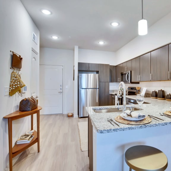 Thumbnail 3 of 16 Open Concept Floor Plans at Bridge at Delco Flats, Austin Texas