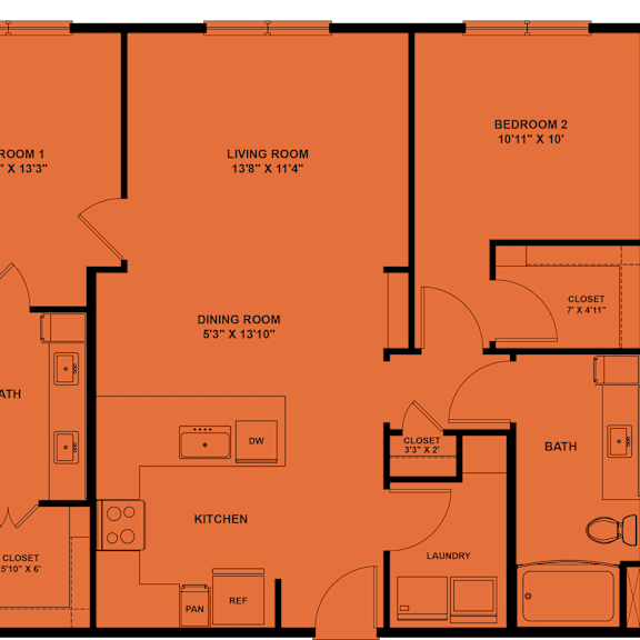 Thumbnail 2 of 37 2 bed 2 bath G at ThreeTwenty at the Vybe Apartments, Kyle, Texas