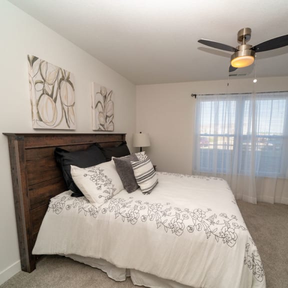 Thumbnail 9 of 10 1BE-Bed1plan at Copper Creek Apartment Homes, Maize, KS, 67101
