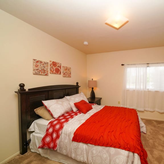 Thumbnail 9 of 9 1B-Bed1plan at Dupont Lakes Apartments, Indiana, 46825