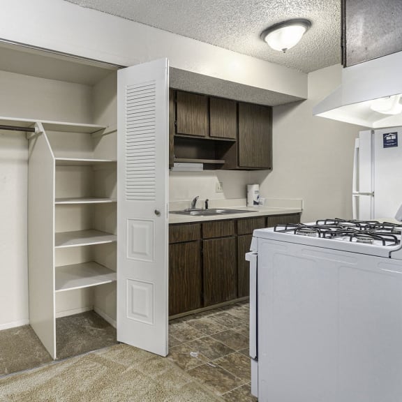 Thumbnail 6 of 12 Closet in the Kitchen at Glen Oaks Apartments, Michigan, 49442