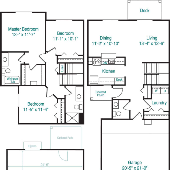 Gull Prairie/Gull Run Apartments and Townhomes Apartments in
