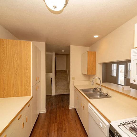 Thumbnail 6 of 15 kitchen with microwave and dishwasher at Foxwood and The Hermitage, Michigan, 49024
