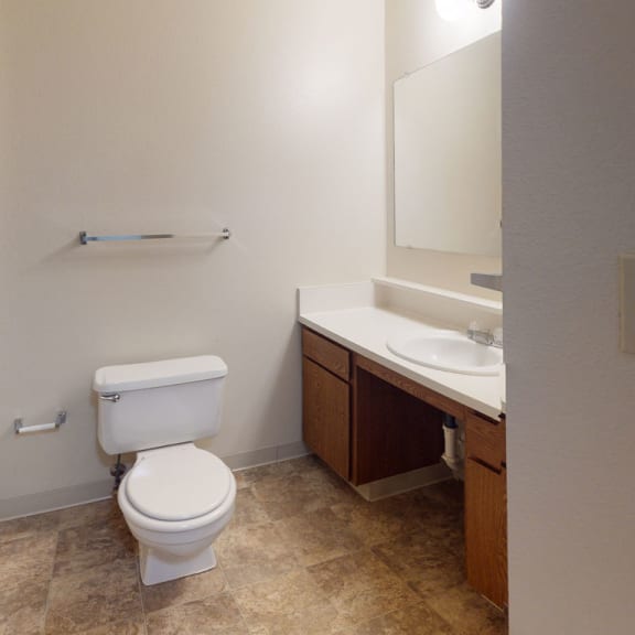 Thumbnail 7 of 9 a bathroom with a bathtub/shower combination at Indian Lakes Apartments, Indiana
