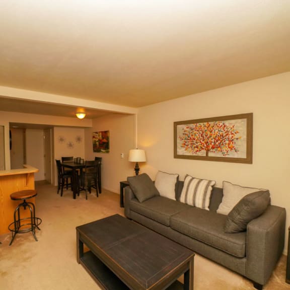 Thumbnail 5 of 10 spacious living and dining spaces at Liberty Mills Apartments, Fort Wayne, IN