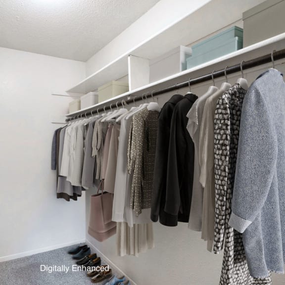 Thumbnail 6 of 13 a large closet at Seville Apartments, Kalamazoo, MI, 49009