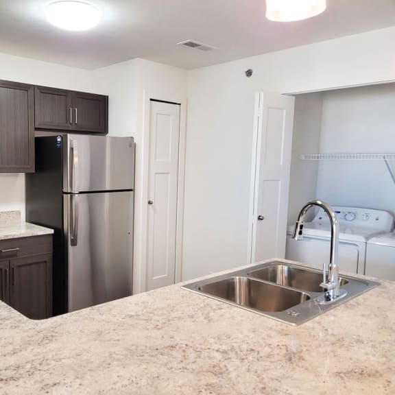 Thumbnail 10 of 17 full size washer and dryer at Trade Winds Apartment Homes, Elkhorn, NE, 68022