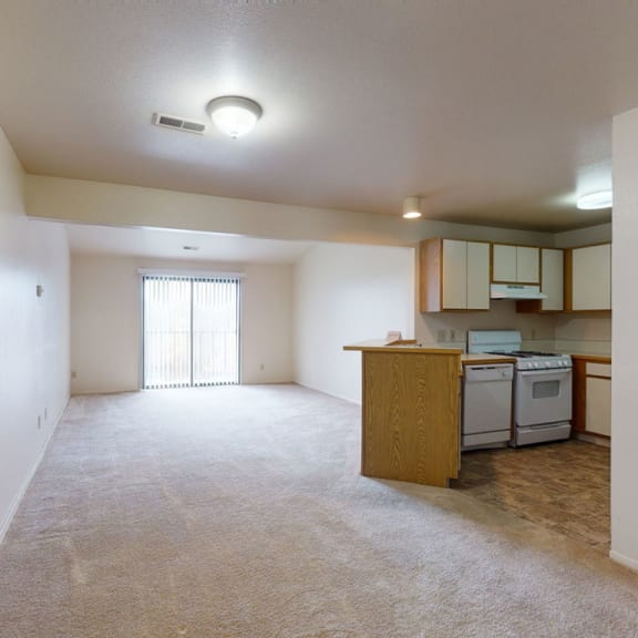 Thumbnail 3 of 6 1BA-LR1plan at Trappers Cove Apartments, Michigan, 48910