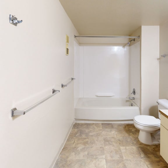 Thumbnail 6 of 8 2BS-Bath1plan at Trappers Cove Apartments, Michigan, 48910