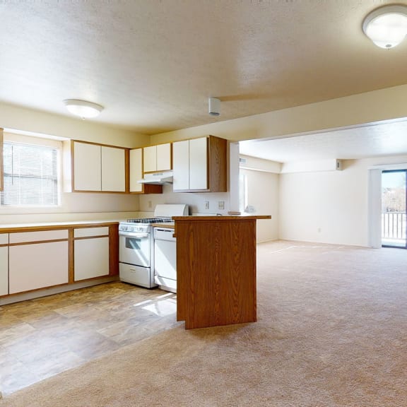 Thumbnail 3 of 7 1BE-LR2plan at Windmill Lakes Apartments, Holland, MI, 49424
