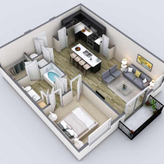 Thumbnail 1 of 2 the floor plan