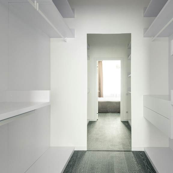 a walk in closet