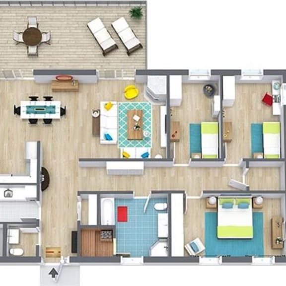 Thumbnail 2 of 2 2b_floorplan1