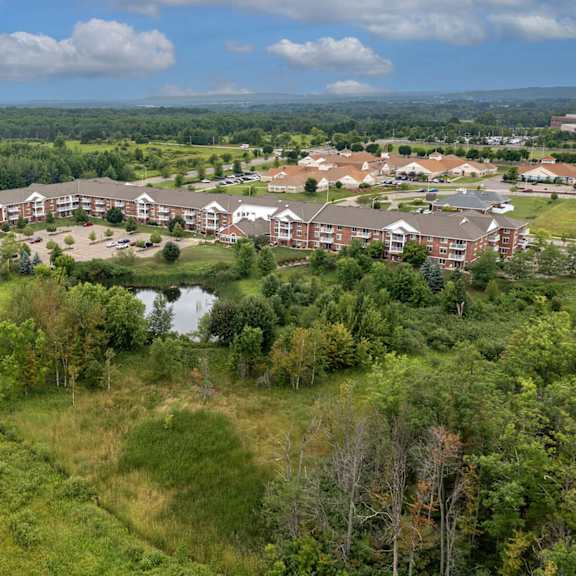 a view from the top of the hill