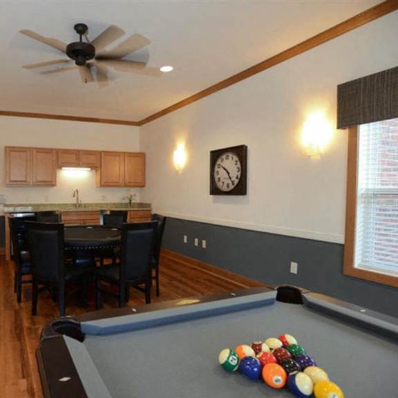 billiards table highlands at riverwalk apartments 55+, mequon, 53092