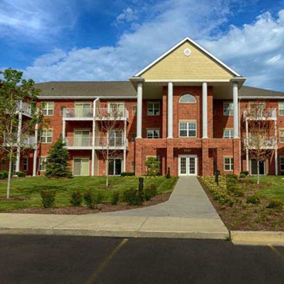 resort style community at highlands at riverwalk apartments 55+, mequon, wi, 53092
