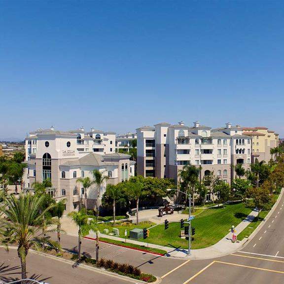 street view at la jolla crossroads apartments, san diego, ca