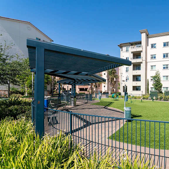 paws play park at casa mira view apartments, san diego, california
