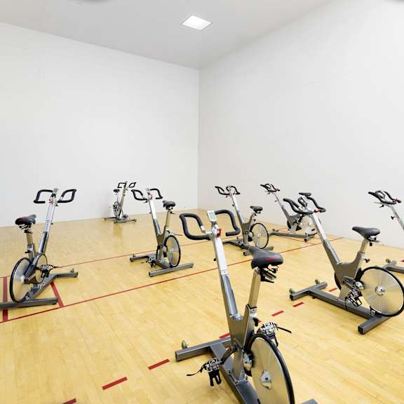 peloton bikes at la jolla crossroads apartments, california