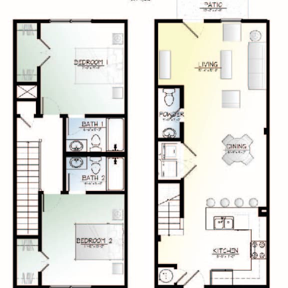 Thumbnail 2 of 2 Two Bedroom Townhome Rogers, AR