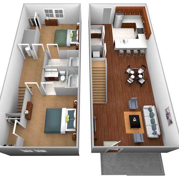 Thumbnail 1 of 2 2 Bedroom Townhome Bentonville