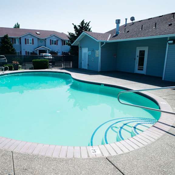 glimmering pool at redwood acres, washington