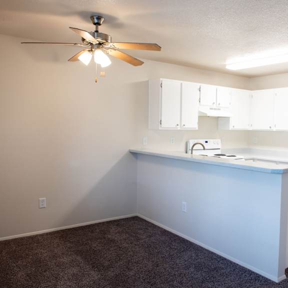kitchen unit at wingsong manor apartments, oregon