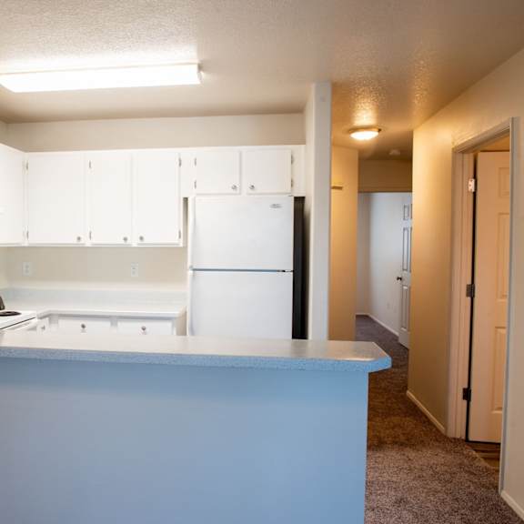 open concept and bright living spaces at wingsong manor apartments, portland, oregon
