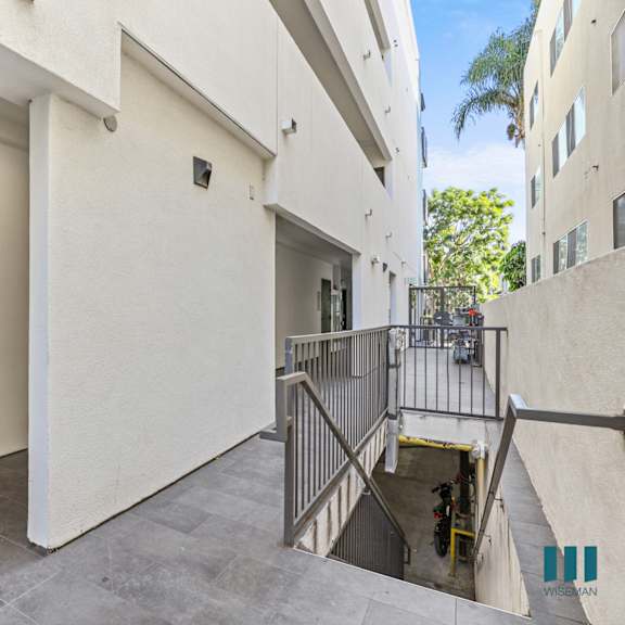 staircase to the resident garage