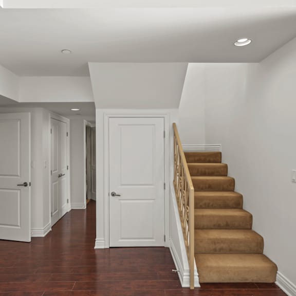 staircase to loft space