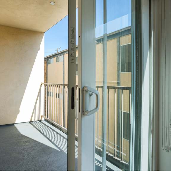 spacious patio