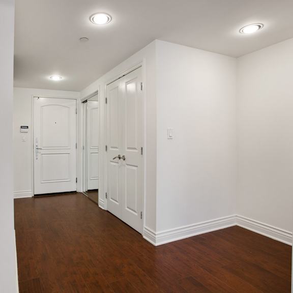 front entrance of apartment home