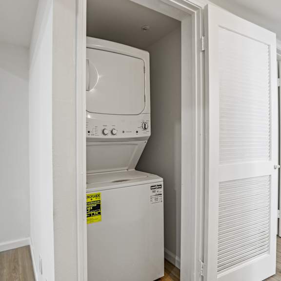in-suite washer & dryer