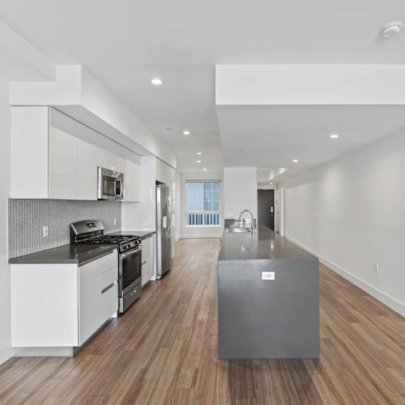 open-concept floor plan