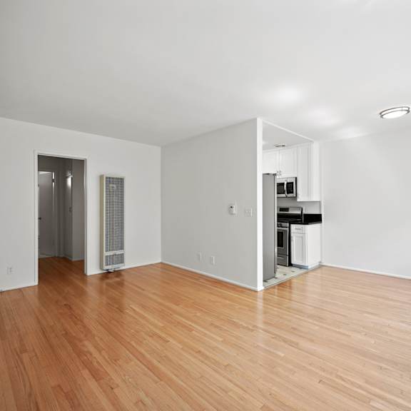 kitchen and open-concept dining area and living room