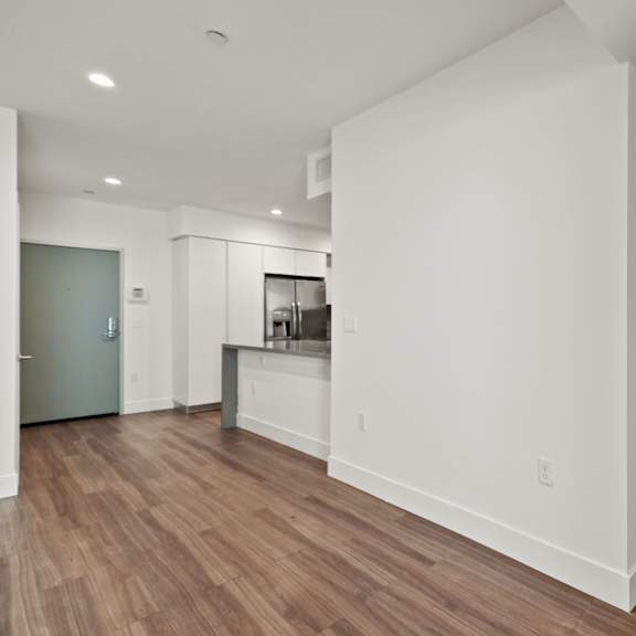 front entryway of apartment home