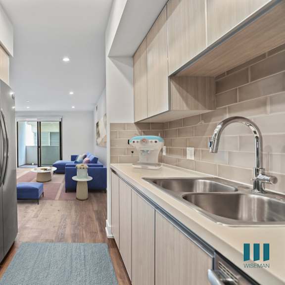 full-size kitchen with stainless-steel appliances