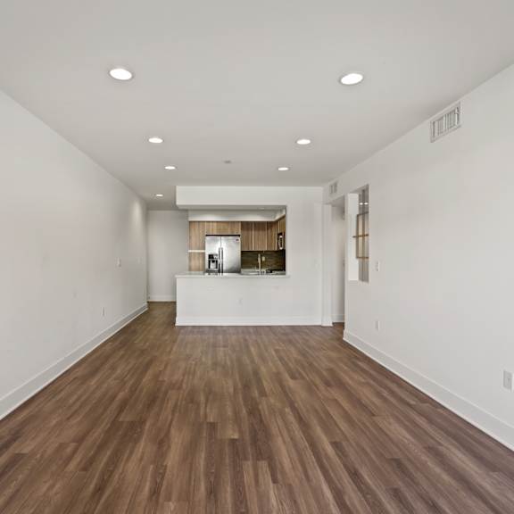 open-concept living room, dining, kitchen