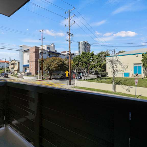 patio view from lower level unit