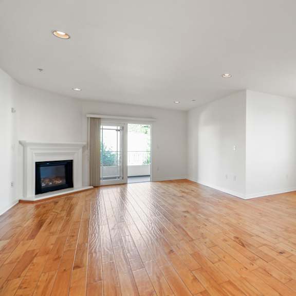 open-concept dining and living room areas