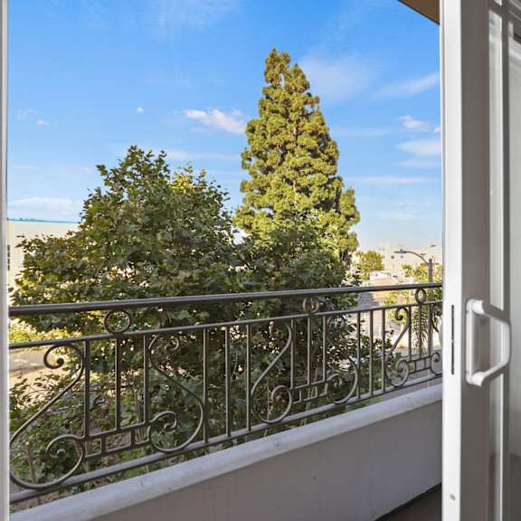 balcony view from upper level unit